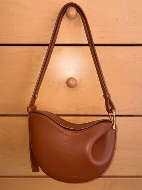 Polene cognac tonca bag